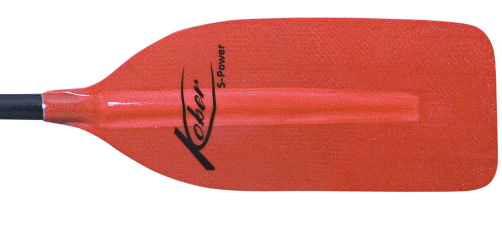 Kober S-Power canoe paddle with curved blade