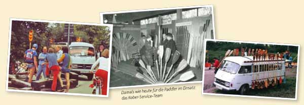 Kober Paddel am Bach